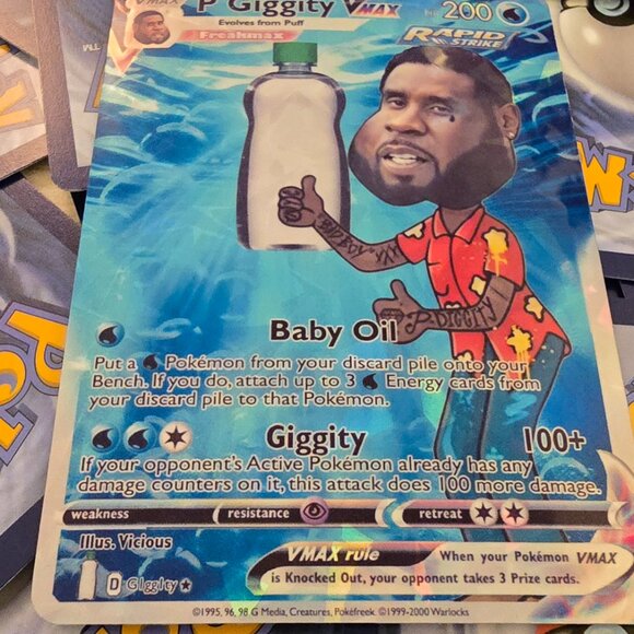 P Giggity Pokemon Card - Puff Daddy - quagmire/p ditty - Picture 7 of 10